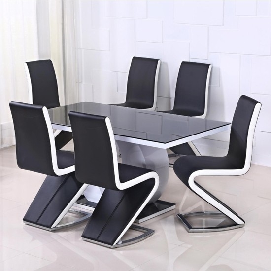 6 Seater Glass Dining Table Sets