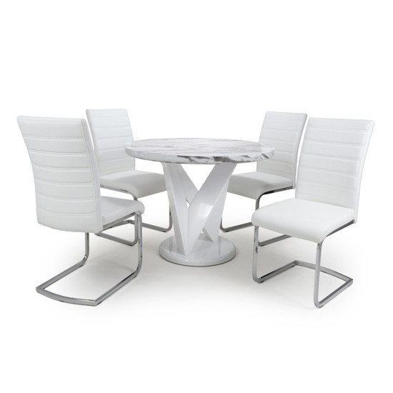 High Gloss Dining Table Sets