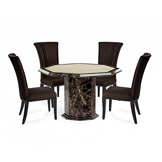 4 Seater Marble Dining Table Sets