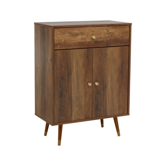 Filey Wooden Sideboard In Brown With 2 Doors And 1 Drawer