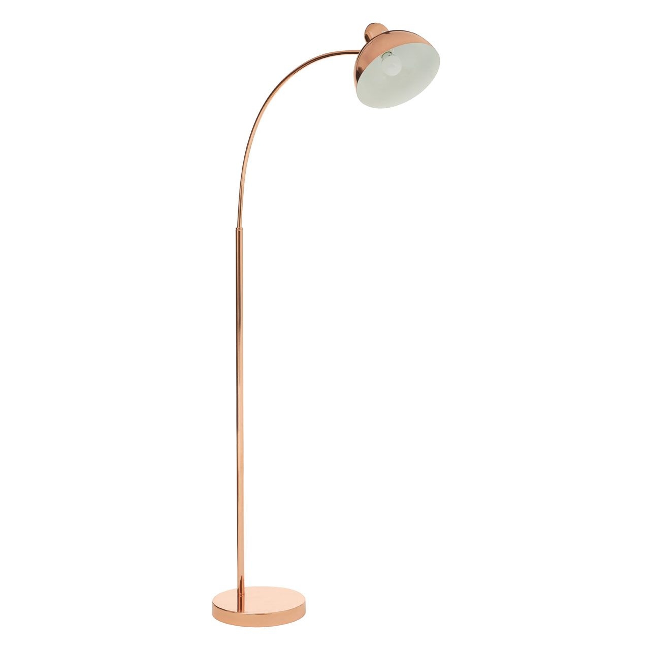 Calle Metal Floor Lamp In Copper