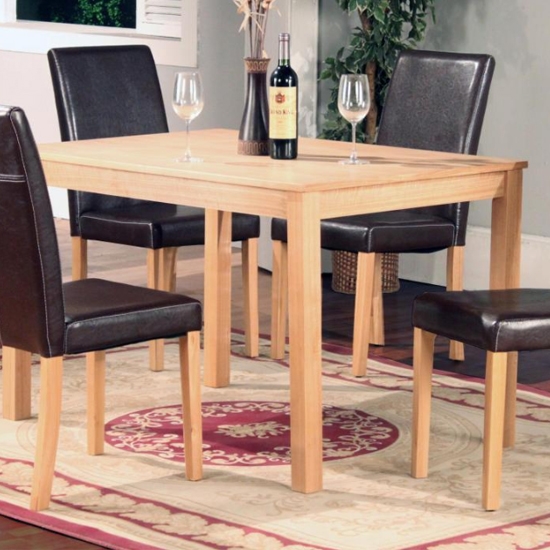 Ashdale Wooden Dining Table In Ash Veneer