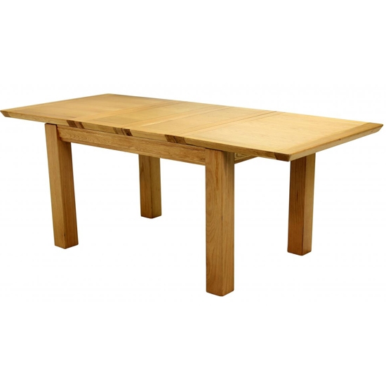 Breton Large Extending Wooden Dining Table In Natural