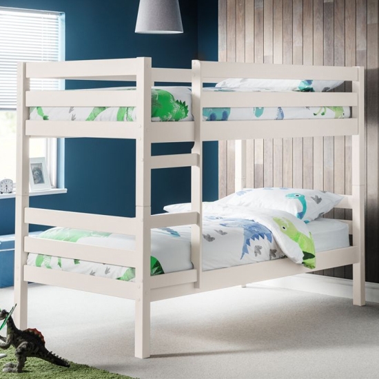 Camden Wooden Bunk Bed In Surf White