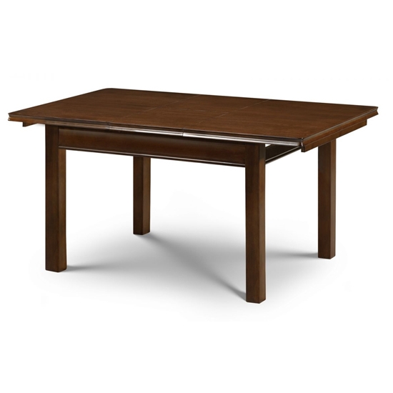 Canterbury Extending Wooden Dining Table In Mahogany