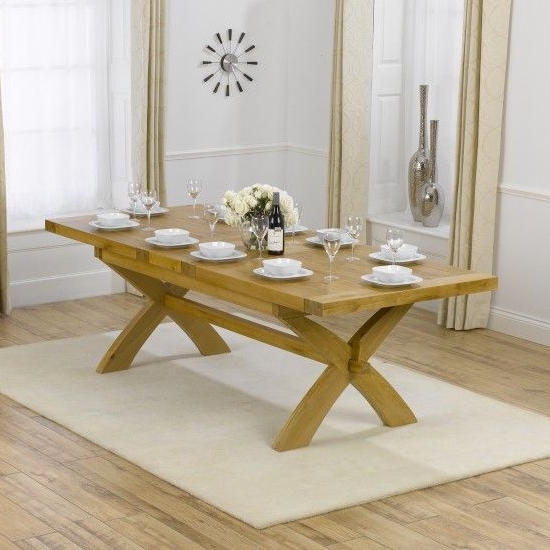 Canterbury Wooden Dining Table In Oak