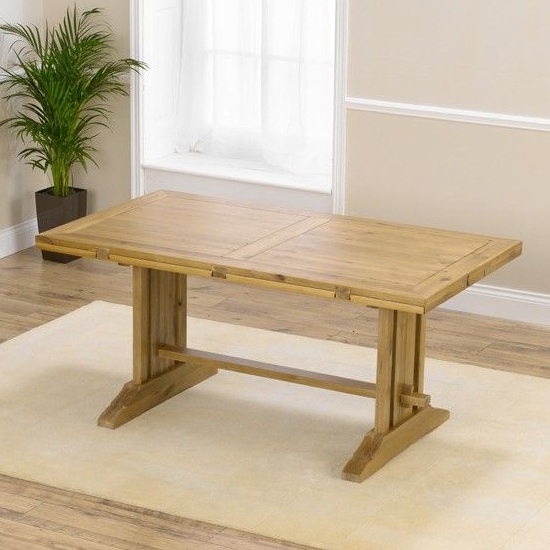 Cavanaugh Wooden Rectangular Dining Table In Oak