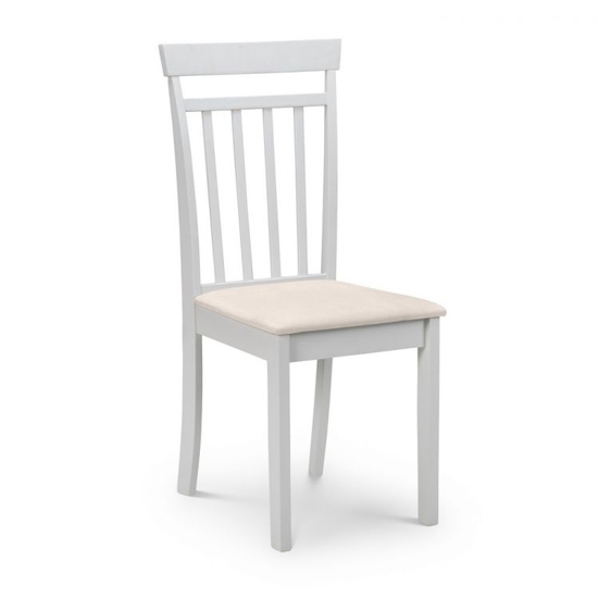 Coast Wooden Dining Chair In Grey