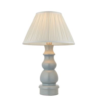 Provence 16 Inch Ivory Shade Table Lamp With Chatsworth Ceramic Base