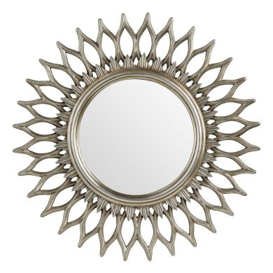 Styro Striking Design Wall Bedroom Mirror In Champagne