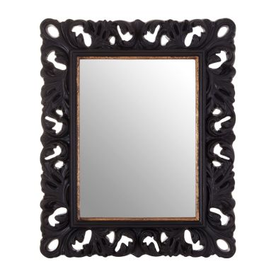 Gertrode Wall Bedroom Mirror In Black And Gold