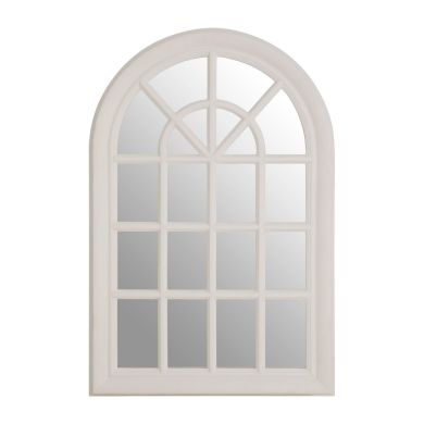 Shayla Wall Bedroom Mirror In White Window Design Frame