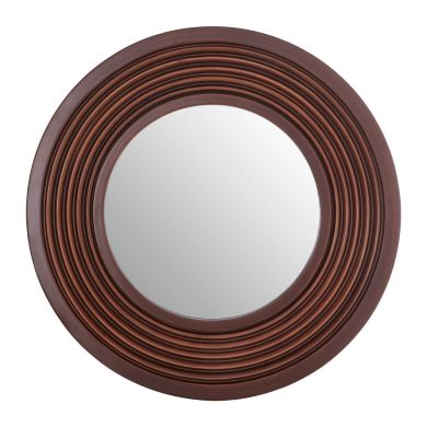Cocoa Wall Bedroom Mirror In Brown Wooden Frame