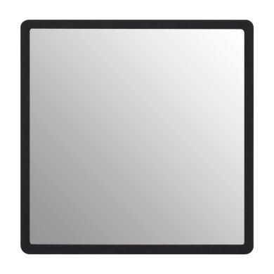 Seino Large Wall Bedroom Mirror With Gold Edge In Black