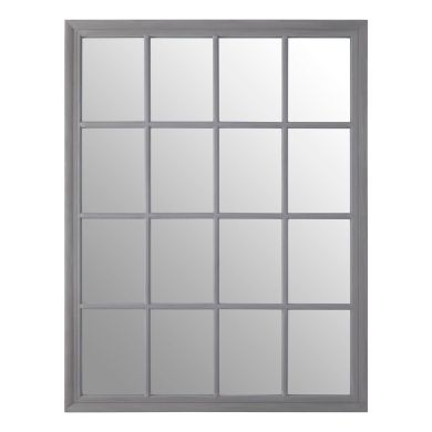 Gatosa Window Design Wall Bedroom Mirror In Grey