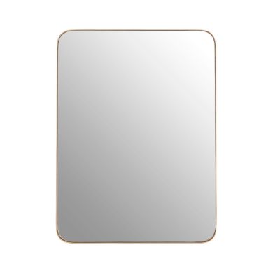 Grekit Rectangular Wall Bedroom Mirror In Gold Effect