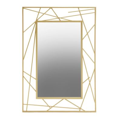 Farran Wall Mirror In Champagne Gold