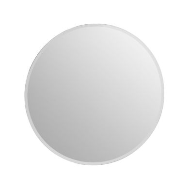 Sana Small Round Wall Mirror With Wooden Frame