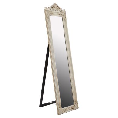 Holmes Floor Mirror In Champagne Frame