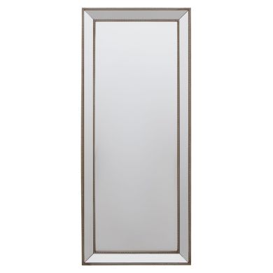 Holmes Small Wall Mirror In Champagne Frame