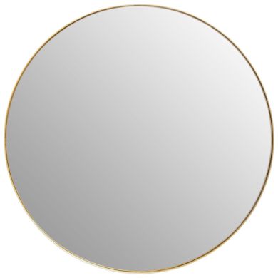 Cindy Large Wall Mirror With Gold Metal Frame