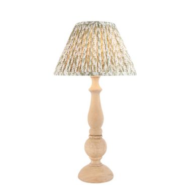 Hidcote And Leaf 30cm Herb Garden Green Shade Table Lamp With Country Classic Base