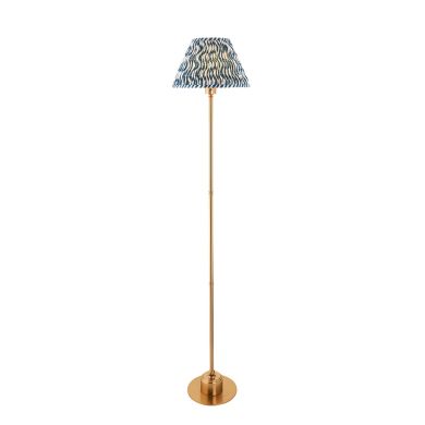 Bibury And Zigzag 20cm Pearl Grey Fabric Shade Table Lamp In Satin Cotswold Green