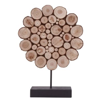 Lacuna FIR Wood Sculpture In Natural
