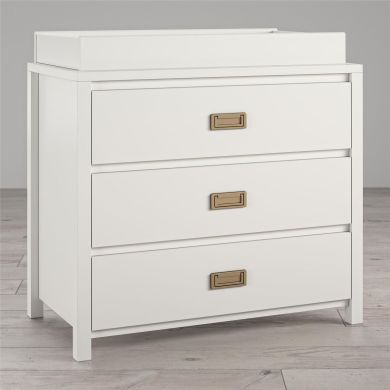 Haven Wooden Chest Of 3 Drawers In White