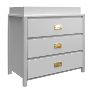 Haven Wooden Chest Of 3 Drawers In Grey