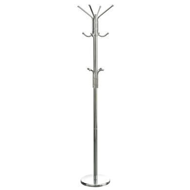 Barletta Stainelss Steel Floor Standing Coat Stand In Chrome