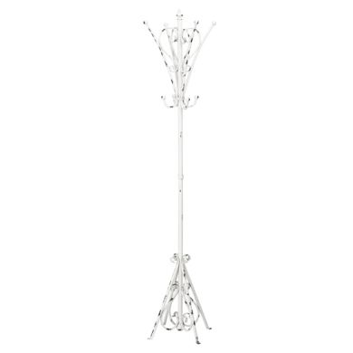 Colombo Metal New York Loft Coat Stand With Straight Rods In White
