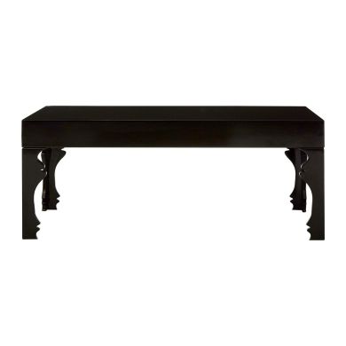 Luis Rectangular Coffee Table In Black High Gloss