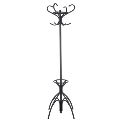 Flores Metal Floorstanding Coat Stand In Matte Grey