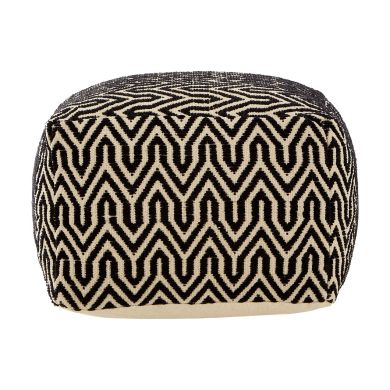 Bosie Cotton Arrow Pouffe In Multi-Colour