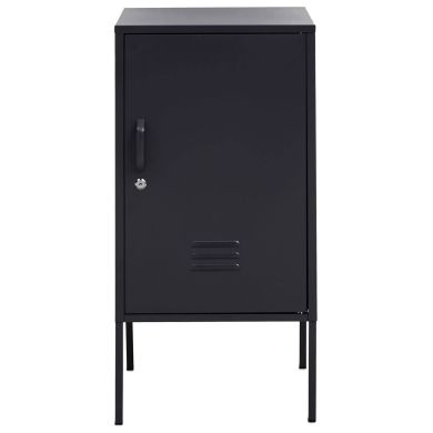 Academy Small Metal Locker With 1 Door In Black