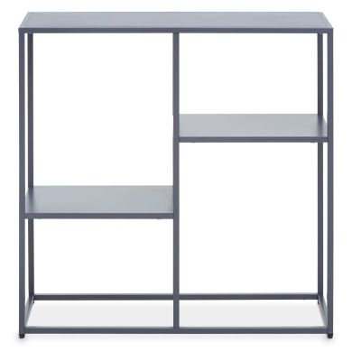 Acero Metal Multi Shelving Unit In Grey