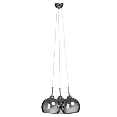 Gikoya Triple Ball Design Metal Shade Ceiling Pendant Light In Chrome