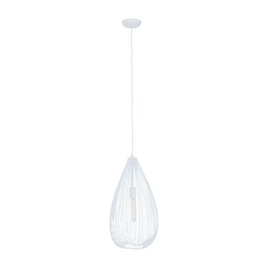Lavis Contemporary Teardrop Shape Ceiling Pendant Light In White