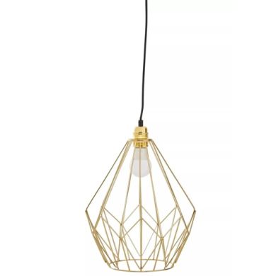 Wyra Ceiling Pendant Light With Champagne Gold Frame