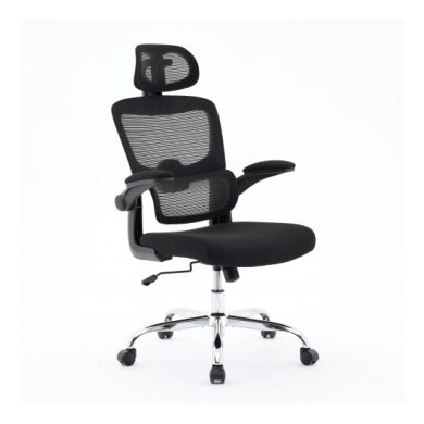 Supreme Mesh Home And Office Chair In Black