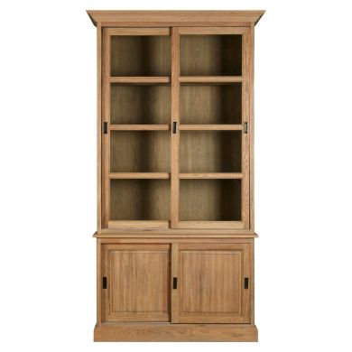 Lyon Wodoen Display Cabinet With 4 Doors In Oak