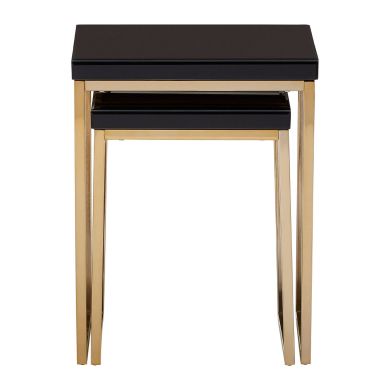 Kensington Townhouse Nest Of 2 Tables In Black