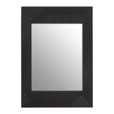 Jakara Floor Standing Mirror In Black Frame