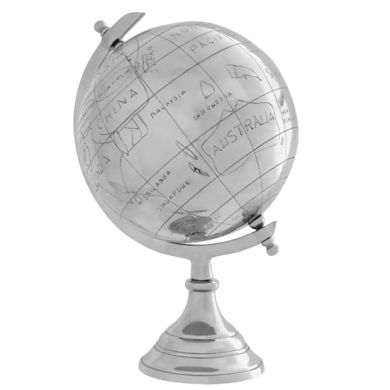 Churchill Small Globe In Nickel