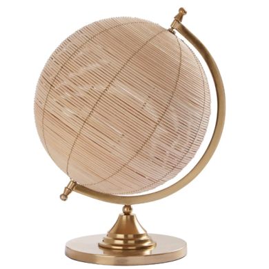 Malacca Large Rattan Globe In Natural