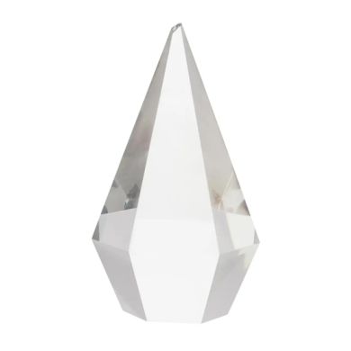 Carrie Glass Crystal Ornament In Clear