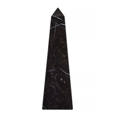 Salmo Small Marble Obelisk In Black