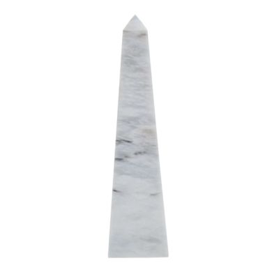 Salmo Large Marble Obelisk In White