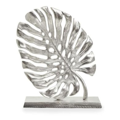 Prato Aluminium Leaf Sculpture In Silver